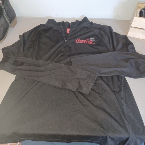 Coca cola quarter zip pullover - coca-cola,